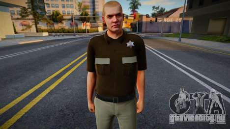 New Cop HD with facial animation v1 для GTA San Andreas