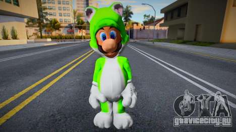 Luigi Cat Suit o con traje de gato de Super Mari для GTA San Andreas