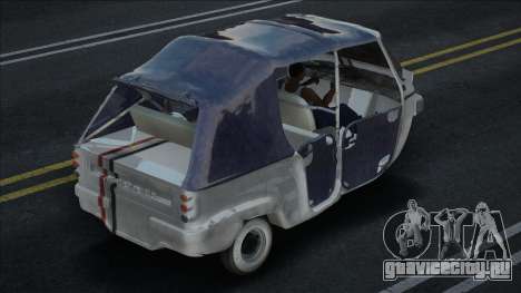 Tuktuk Piaggio Ape Calessino для GTA San Andreas