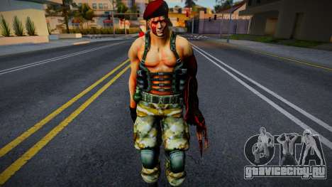 Jack Krauser HD version Retuxtured v5 для GTA San Andreas