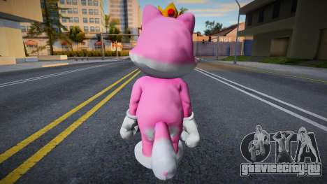 Peach Cat Suit o con traje de gato de Super Mari для GTA San Andreas