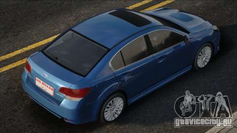 2010 Subaru Legacy для GTA San Andreas