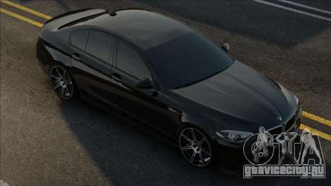 BMW M5 F10 Black для GTA San Andreas