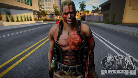 Jack Krauser HD version Retuxtured v7 для GTA San Andreas