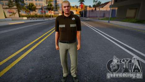 New Cop HD with facial animation v1 для GTA San Andreas