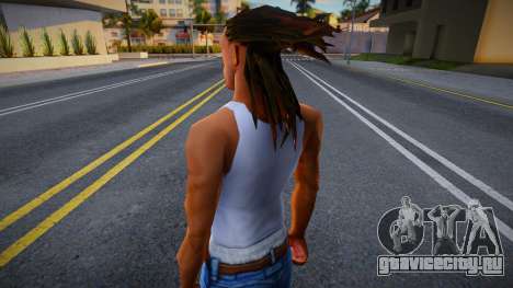 Dreads for CJ для GTA San Andreas