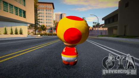 Tod Traje Rojo de Super Mario 3D World de Wii U для GTA San Andreas