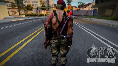 Jack Krauser HD version Retuxtured v6 для GTA San Andreas