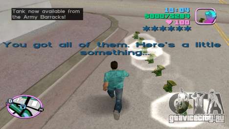 Cheat Code To Spawn Hidden Packages для GTA Vice City