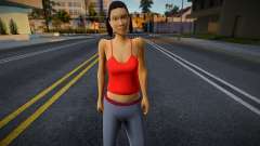 Improved HD Katie Zhan для GTA San Andreas