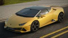 Lamborghini Huracan Evo Spyder 2019 Yellow для GTA San Andreas