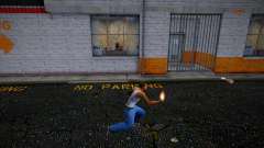 Вращение в воздухе гранаты и Коктейля Молотова для GTA San Andreas