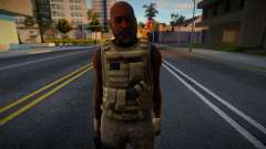 New Cop HD with facial animation для GTA San Andreas