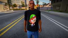 Luigi Meme Shirt для GTA San Andreas