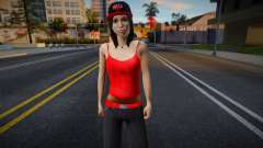 Katie Zhan HD with facial animation для GTA San Andreas