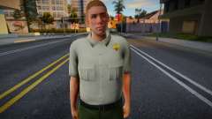 New Cop HD with facial animation v2 для GTA San Andreas