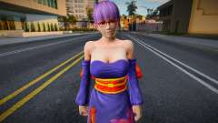 Dead Or Alive 5 - Ayane (Costume 3) v3 для GTA San Andreas