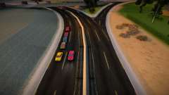 Новые текстуры дороги в Лас-Вентурасе для GTA San Andreas