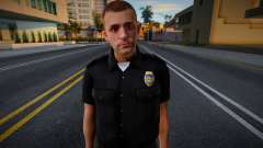 Lapd1 HD with facial animation для GTA San Andreas