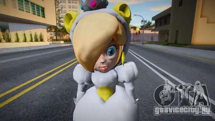 Rosalina Tanooki Blanco Suit o con traje mapache для GTA San Andreas