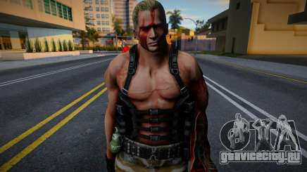 Jack Krauser HD version Retuxtured v9 для GTA San Andreas