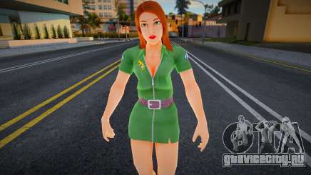 Female Soldier 1 from Street Fighter 5 для GTA San Andreas