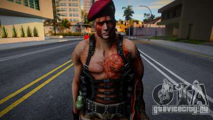 Jack Krauser HD version Retuxtured v4 для GTA San Andreas