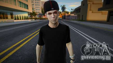 Swagger Skin HD Black-Red для GTA San Andreas