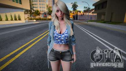 NieR Re[in] 2A - Cardigan Denim Hot Pants v2 для GTA San Andreas