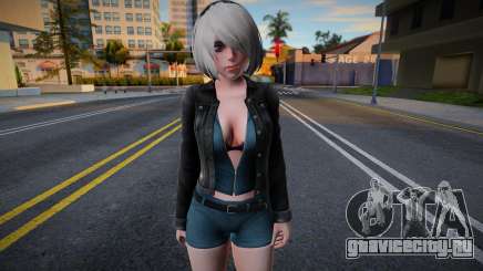 NieR Re[in] 2B - Crow Denim Jacket v2 для GTA San Andreas