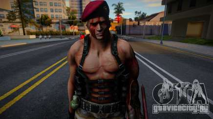 Jack Krauser HD version Retuxtured v3 для GTA San Andreas