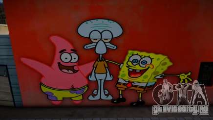 Spongebob Wall 2 для GTA San Andreas