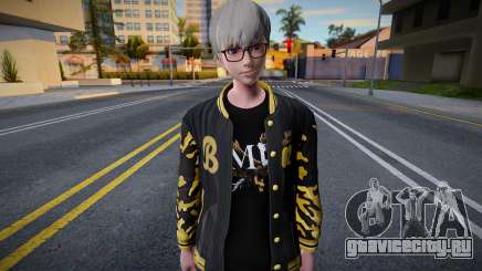 NieR Re[in] 9S - Casual V2 Varsity Jacket DLC Th для GTA San Andreas