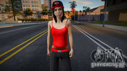 Katie Zhan HD with facial animation для GTA San Andreas