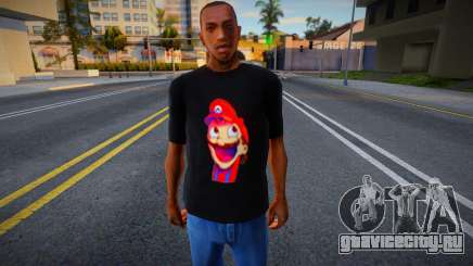 Mario Meme Shirt для GTA San Andreas