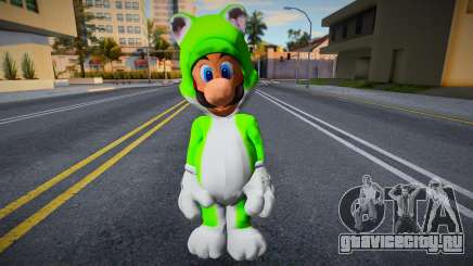 Luigi Cat Suit o con traje de gato de Super Mari для GTA San Andreas