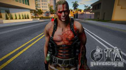 Jack Krauser HD version Retuxtured v7 для GTA San Andreas