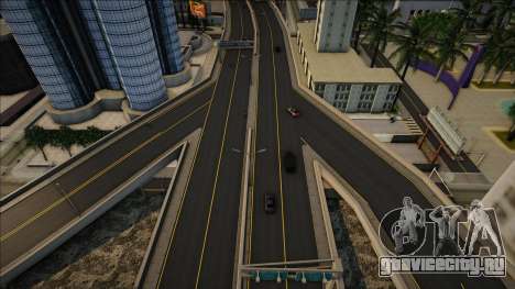 Road Texture HD Los Santos для GTA San Andreas