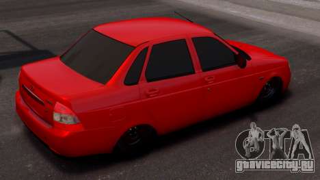 Lada Priora Красная Сток для GTA 4