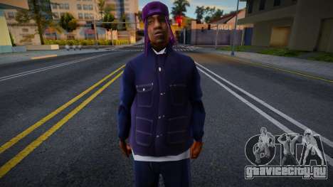 HQ Ballas Man v3 для GTA San Andreas