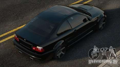 BMW E46 Черная Сток для GTA San Andreas