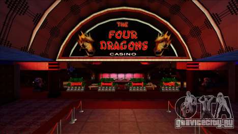 Новые текстуры казино The Four Dragon для GTA San Andreas