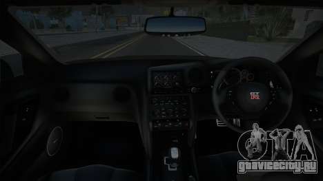 Nissan GT-R R35 Black для GTA San Andreas