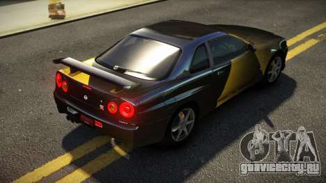 Nissan Skyline R34 ST-L S12 для GTA 4