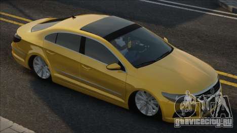 Volkswagen Passat CC Yellow для GTA San Andreas