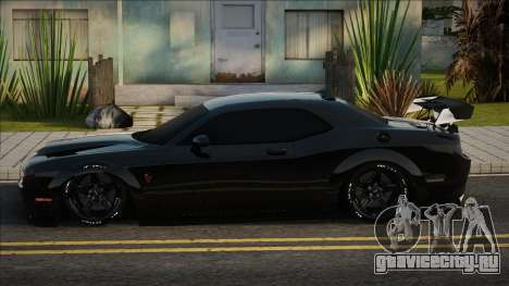 Dodge Challenger SRT [Black White] для GTA San Andreas