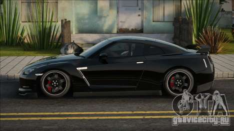Nissan GT-R R35 Black для GTA San Andreas