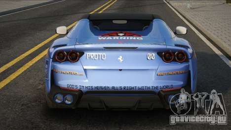 Ferrari 812GTS (Evangelion ver.) для GTA San Andreas