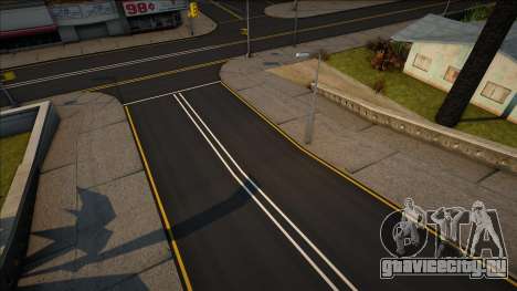 Road Texture HD Los Santos для GTA San Andreas