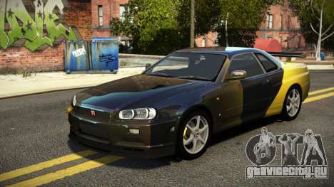 Nissan Skyline R34 ST-L S12 для GTA 4